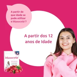 MANOCYTIS 14 Saquetas | Saúde Vias Urinárias | +12 Anos