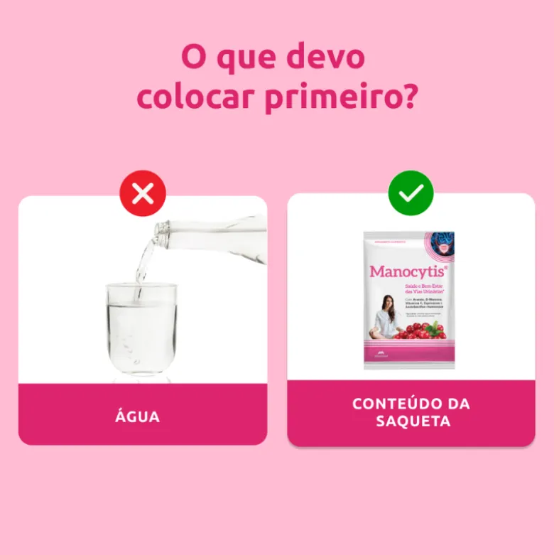 MANOCYTIS 14 Saquetas | Saúde Vias Urinárias | +12 Anos