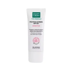 Martiderm Proteos Screen Creme Sensitive SPF50+ 40ml | Protetor Solar Rosto Pele Sensível