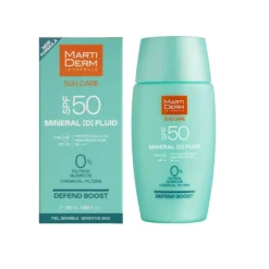Martiderm SPF 50 Mineral D Fluid 50ml | Protetor Solar Rosto Pele Sensível