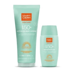 Martiderm Sun Care Active Loção FPS50+ + Martiderm Sun Care Active D Fluid FPS50+