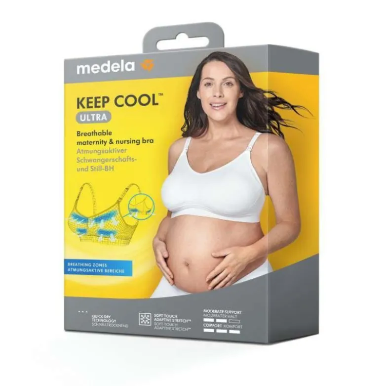 Medela Soutien de Gravidez e Amamentação Keep Cool Ultra - Preto Tamanho L