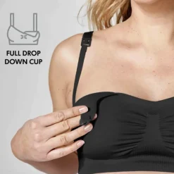 Medela Sutiã Amamentação Keep Cool Preto M | Com Zonas de Respiração e Secagem Rápida