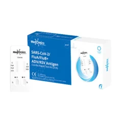 Medomics Teste Rápido 5 em 1 Covid-19, Gripe A+B, RSV e Adenovírus