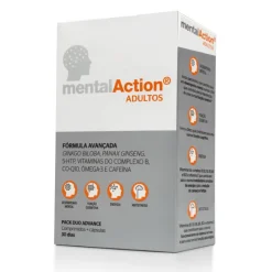 MentalAction Adultos – Suplemento 30 Dias Desempenho Mental, Energia e Stress