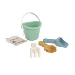 Miniland Conjunto de Praia Pequeno Verde Eco | Conjunto Balde, Pá, Ancinho e Peneira