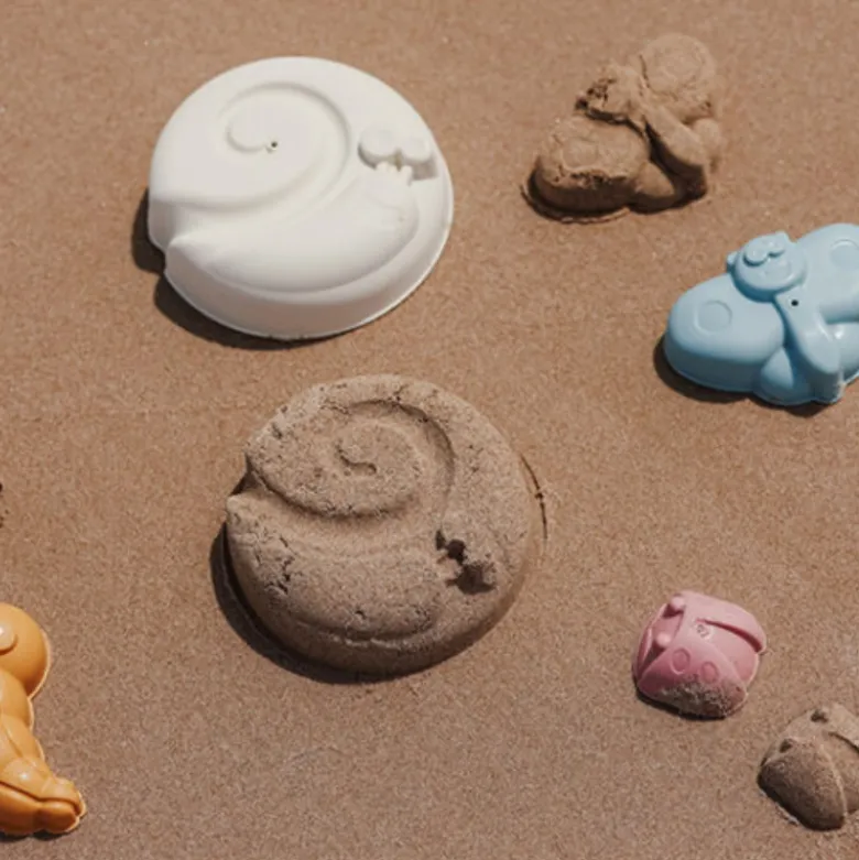 Miniland 4 Formas Geométricas para Areia | Cor Creme
