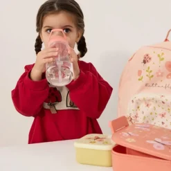 Miniland Garrafa Criança Butterfly Tritan 450ml | Com Palhinha e Espaço para Nome