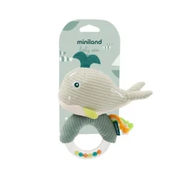 Miniland Ocean Rattle Roca Bebé 0-6M | Estimulação Sensorial