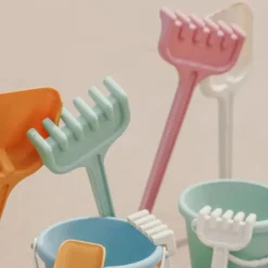 Miniland Pá e Ancinho Grande Creme e Rosa | 100% Reciclado