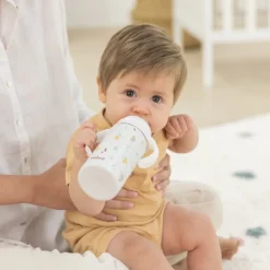 Miniland Valencia Thermibaby Garrafa Térmica Bebé 0-2 Anos 240ml | Com Tetina e Pegas