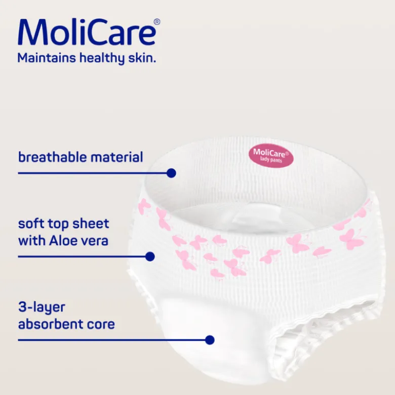 Molicare Lady Pants Cuecas L (7 Gotas) 7 Unidades