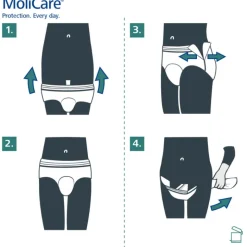 Molicare Lady Pants Cuecas M (5 Gotas) 8 Unidades