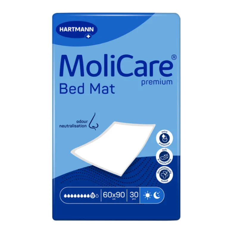 Molicare Premium Bed Mat Resguardos (9 Gotas) 60x90cm 30 Unidades
