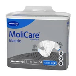Molicare Premium Elastic Fraldas L (10 Gotas) 14 Unidades