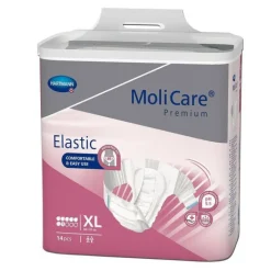 Molicare Premium Elastic Fraldas XL (7 Gotas) 14 Unidades
