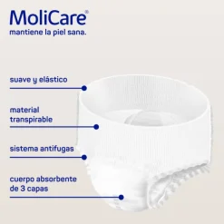 Molicare Premium Mobile Cuecas XS (6 Gotas) 14 Unidades