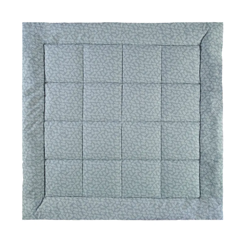 Molis&Co Tapete Bebé Blue Garden 120x120cm | Super Acolchoado e Portátil