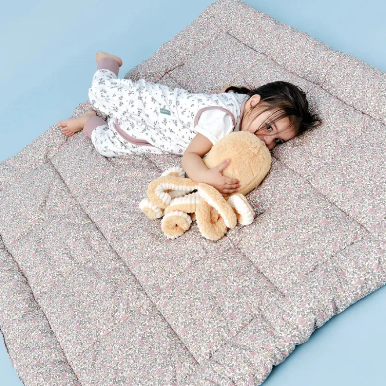 Molis&Co Tapete Bebé Peony 120x120cm | Super Acolchoado e Portátil