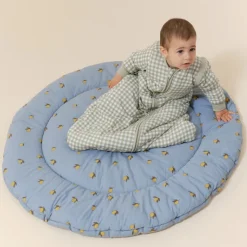 Molis&Co Tapete Brincar Redondo Bebé 100cm | Super Acolchoado e Portátil