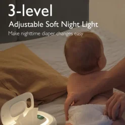 Momcozy Aquecedor de Toalhitas Bebé | Com Luz Noturna e Aquecimento Rápido