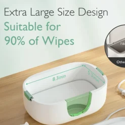 Momcozy Aquecedor de Toalhitas Bebé | Com Luz Noturna e Aquecimento Rápido