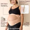 Momcozy Cinta de Maternidade Oster Pink Tamanho XL | Suporte Gravidez