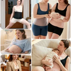 Momcozy Cinta Pós-Parto Preto Tamanho M | Suporte Abdominal