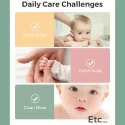 Momcozy Core Baby Kit Verde | Kit Essencial Bebé