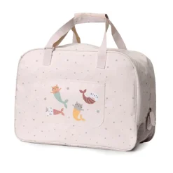 Monnëka Bolsa de Praia Mermaid Cats 50cm | Malha Anti-areia