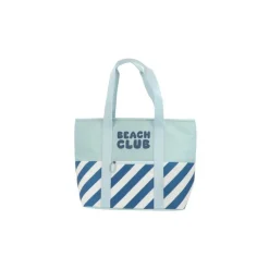 Monnëka Bolsa Tote Térmica Nevera Stripes Blues & Beyond | Grande capacidade para praia, piqueniques e verão