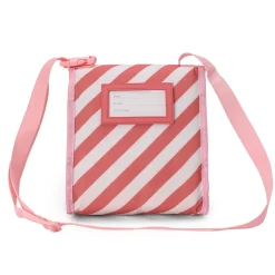 Monnëka Bolsa Térmica Stripes Bloom & Blush | Lancheira Infantil