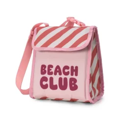 Monnëka Bolsa Térmica Stripes Bloom & Blush | Lancheira Infantil