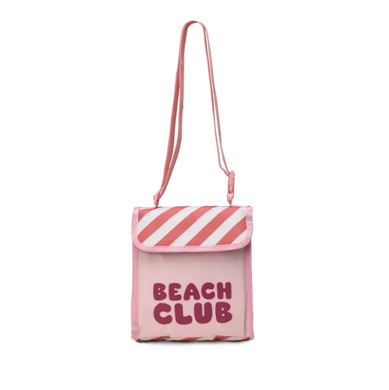 Monnëka Bolsa Térmica Stripes Bloom & Blush | Lancheira Infantil