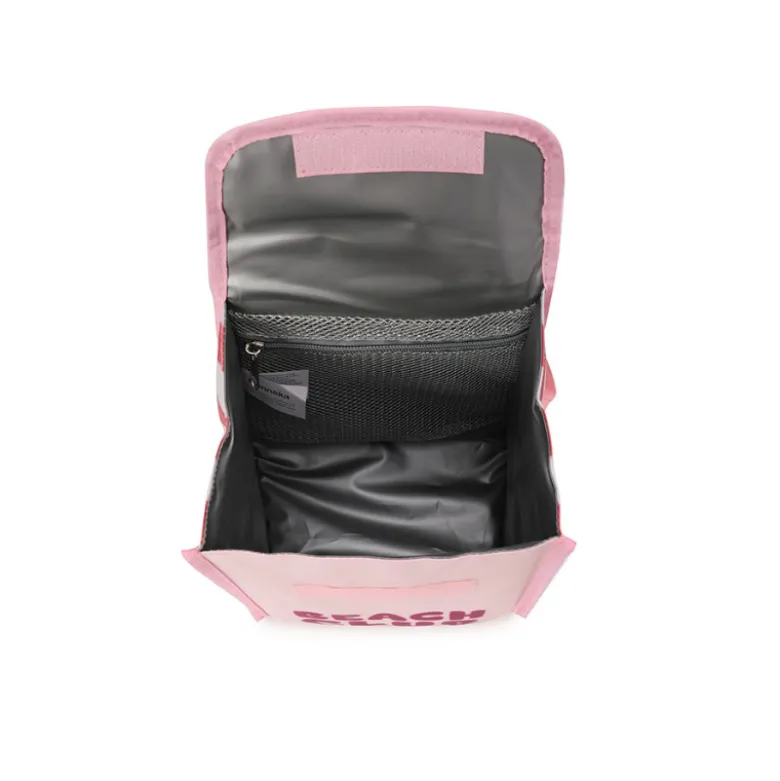 Monnëka Bolsa Térmica Stripes Bloom & Blush | Lancheira Infantil