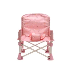 Monnëka Cadeira Dobrável Infantil Whale Pink +6M 15 kg | Bandeja Removível