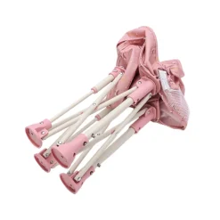 Monnëka Cadeira Dobrável Infantil Whale Pink +6M 15 kg | Bandeja Removível