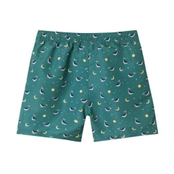 Monnëka Calções de Banho Whale Teal +5 Anos | UPF50+ | Secagem Rápida