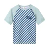 Monnëka Camiseta de Proteção Solar Blues & Beyond 2-3A | UPF50+ | Oeko-Tex