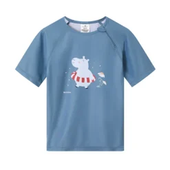 Monnëka Camiseta de Proteção Solar Hippos 1-2Anos | UPF50+ | Oeko-Tex
