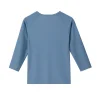 Monnëka Camiseta de Proteção Solar Manga Comprida Hippos 4-5A | UPF50+ | Oeko-Tex