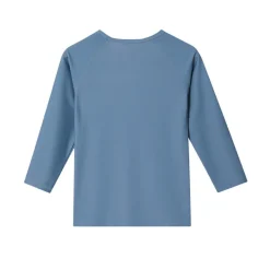 Monnëka Camiseta de Proteção Solar Manga Comprida Hippos 6-12Meses | UPF50+ Oeko-Tex