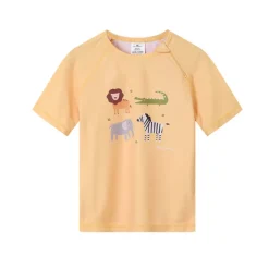Monnëka Camiseta de Proteção Solar Wild Animals 2-3A UPF50+ | Oeko-Tex