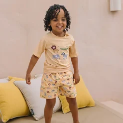 Monnëka Camiseta de Proteção Solar Wild Animals 4-5A UPF50+ | Oeko-Tex