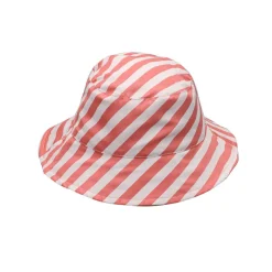 Monnëka Chapéu Reversível Stripes Bloom & Blush S 6-18 Meses | Circunferência craniana 46-49