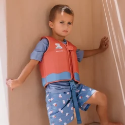 Monnëka Colete Flutuador Hippos M 2-3Anos 15-19Kg | Aprendizagem de Natação