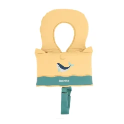 Monnëka Colete Flutuante Aprendizagem Whale Teal 1-2 Anos | 11-15kg | Para os primeiros contactos com a água