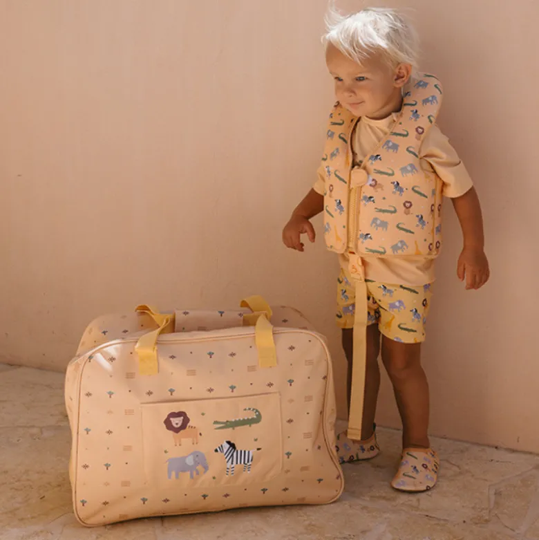 Monnëka Colete Flutuante Aprendizagem Wild Animals 1-2 Anos | 11-15kg | Para os primeiros contactos com a água