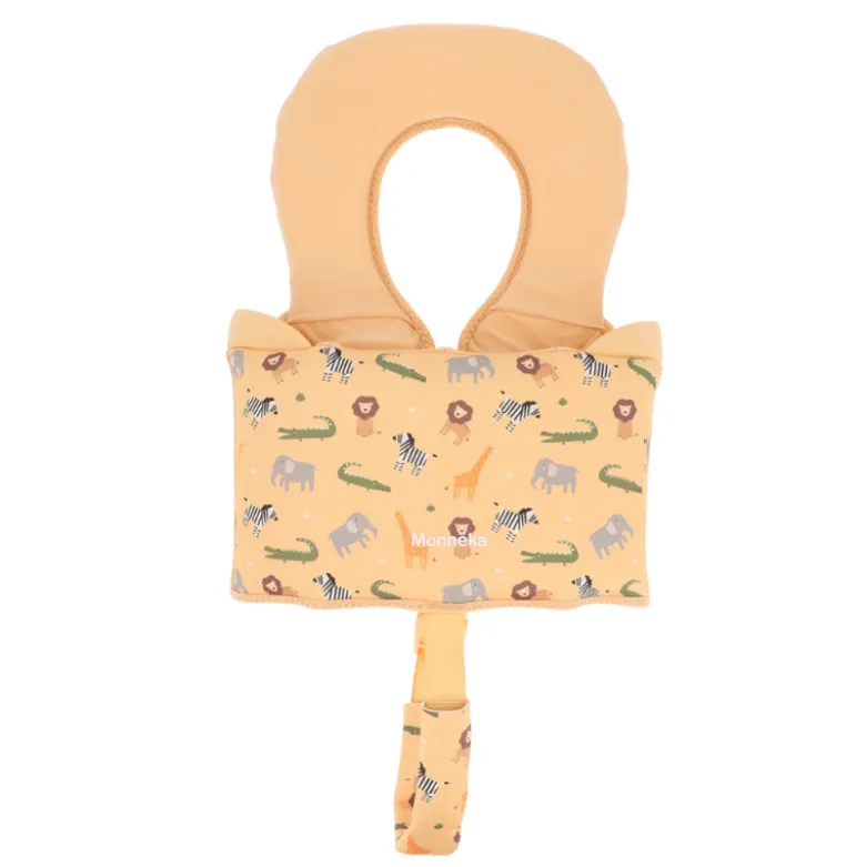 Monnëka Colete Flutuante Aprendizagem Wild Animals 1-2 Anos | 11-15kg | Para os primeiros contactos com a água