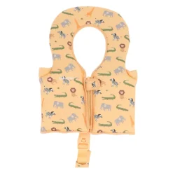 Monnëka Colete Flutuante Aprendizagem Wild Animals 1-2 Anos | 11-15kg | Para os primeiros contactos com a água